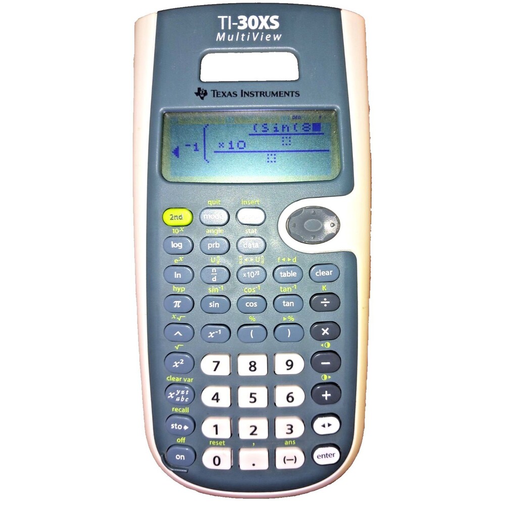 Texas Instruments TI-30XS Multiview Scientific Calculator: AP & SAT Approved